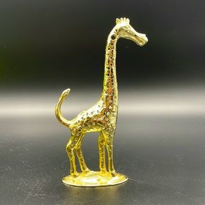 Gold tone Giraffe Earing hanger/display/home